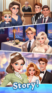 اسکرین شات 5 بازی Beauty Tiles: Story & Makeover
