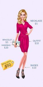 اسکرین شات بازی Blogger's $50 Outfit Challenge 2
