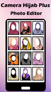 اسکرین شات برنامه camera hijab plus photo editor 1