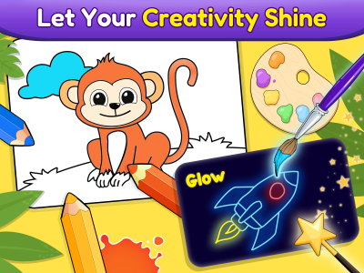 اسکرین شات بازی Coloring games for kids: 2-5 y 3