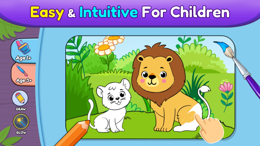 اسکرین شات 8 بازی Coloring games for kids: 2-5 y