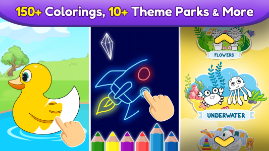 اسکرین شات بازی Coloring games for kids: 2-5 y 5