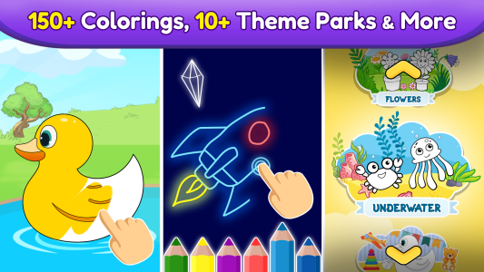 اسکرین شات 6 بازی Coloring games for kids: 2-5 y
