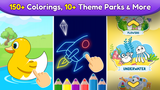 اسکرین شات بازی Coloring games for kids: 2-5 y 6