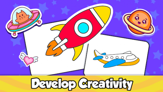 اسکرین شات بازی Baby Coloring games for kids with Glow Doodle 4