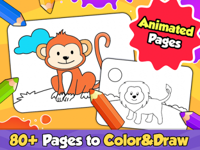 اسکرین شات بازی Baby Coloring games for kids with Glow Doodle 6