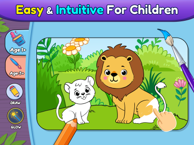 اسکرین شات بازی Coloring games for kids: 2-5 y 5