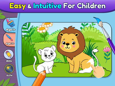 اسکرین شات 5 بازی Coloring games for kids: 2-5 y