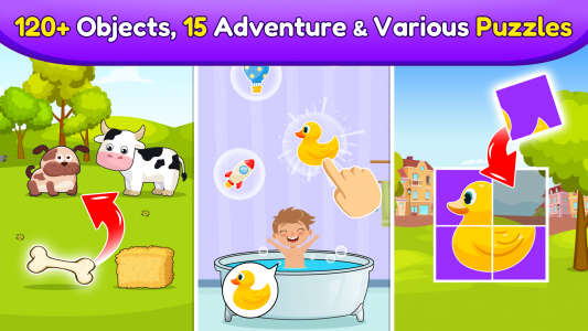 اسکرین شات 5 بازی Baby Games: 2+ kids, toddlers