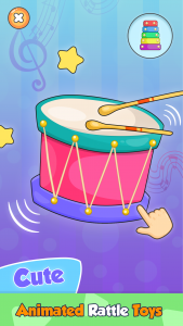 اسکرین شات 4 برنامه Baby Rattle: Giggles & Lullaby