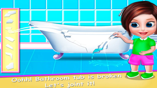 اسکرین شات 6 برنامه Home Clean Game