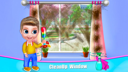 اسکرین شات برنامه Girl cleaning house game 7