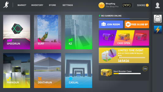 اسکرین شات 1 بازی bhop pro