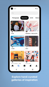 اسکرین شات برنامه Behance - Creative Portfolios 2