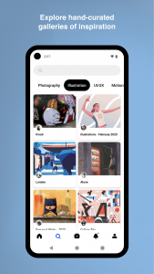 اسکرین شات 2 برنامه Behance - Creative Portfolios