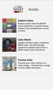 اسکرین شات برنامه ColorSmart by BEHR® Mobile 1