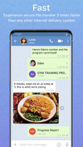 اسکرین شات برنامه Zangi Private Messenger 5