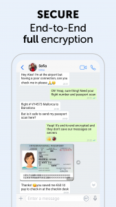 اسکرین شات برنامه Zangi Private Messenger 2