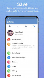 اسکرین شات برنامه Zangi Private Messenger 4