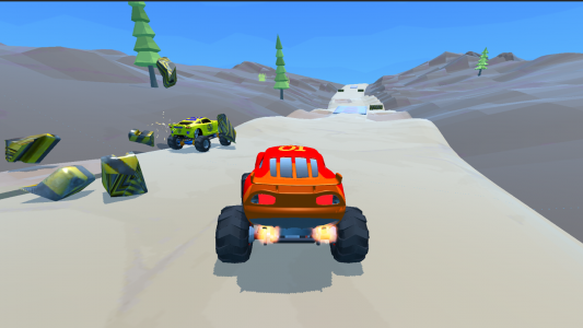 اسکرین شات بازی Monster Truck Racing For Kids 8