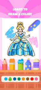 اسکرین شات 1 بازی bekids Princess Coloring Book
