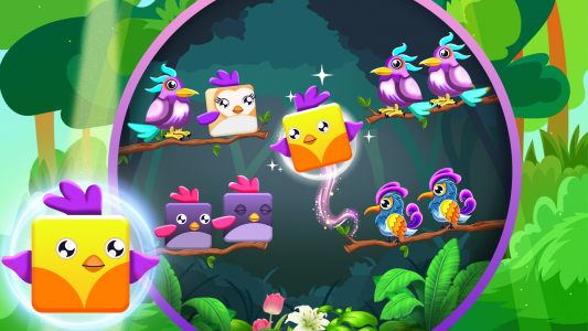 اسکرین شات بازی Bird Sort - Colour Puzzle Game 6