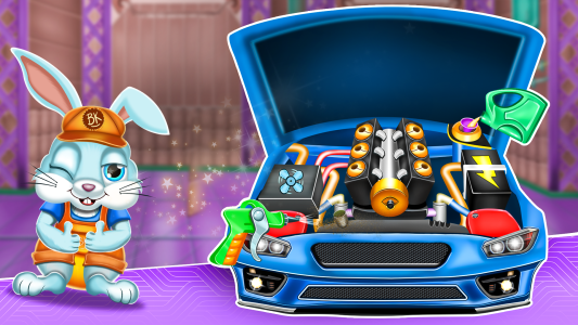 اسکرین شات 7 بازی Kids Car Wash: Car Repair Game