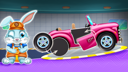 اسکرین شات 4 بازی Kids Car Wash: Car Repair Game