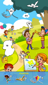 اسکرین شات بازی Cartoon Sticker Book - IQ Game 1