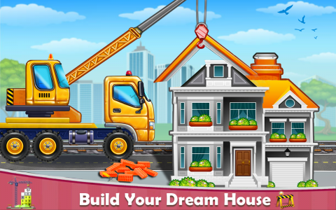 اسکرین شات بازی Kids Truck: Build JCB Games 5