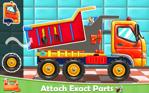 اسکرین شات 4 بازی Kids Truck: Build JCB Games