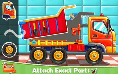 اسکرین شات بازی Kids Truck: Build Station Game 4
