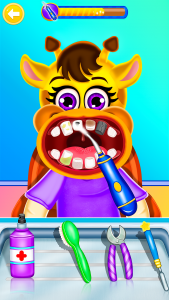 اسکرین شات بازی Zoo Animal Doctor Dentist Game 1