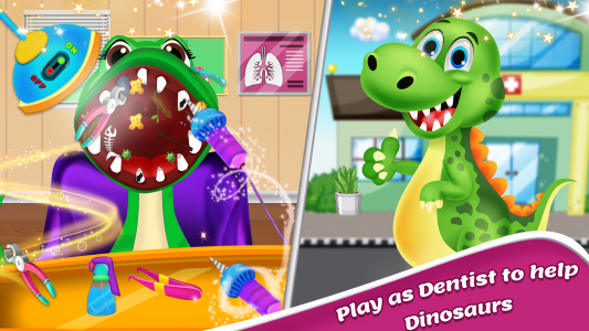 اسکرین شات برنامه Dig Dinosaur Games for Kids 5