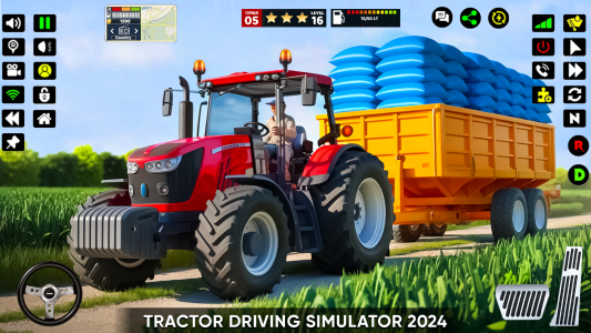 اسکرین شات بازی Tractor Farming Game: for kids 4