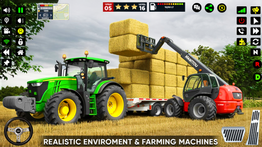 اسکرین شات بازی Tractor Farming Game: for kids 3