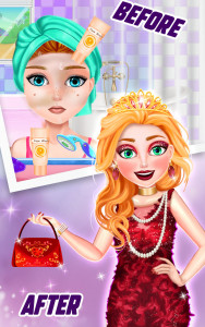 اسکرین شات 1 برنامه Superstar Dress-up Makeup Game