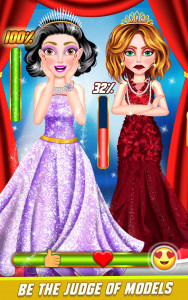 اسکرین شات 2 برنامه Superstar Dress-up Makeup Game