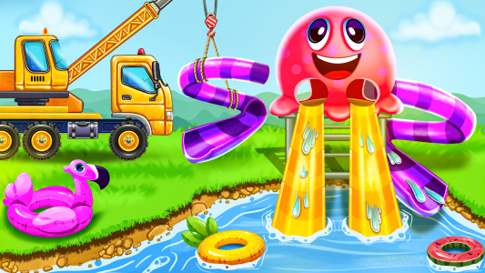 اسکرین شات 2 بازی Build a House - Truck Games