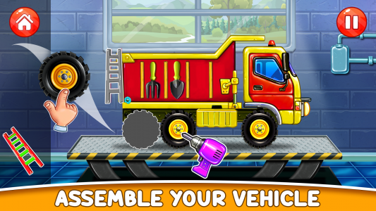 اسکرین شات بازی Build a House-Kids Truck Games 6