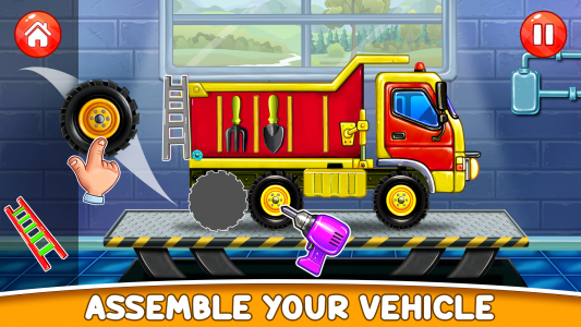 اسکرین شات 6 بازی Build a House - Truck Games