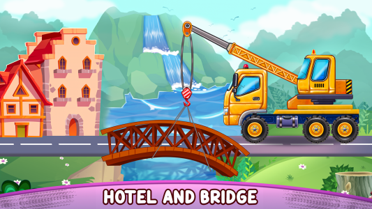اسکرین شات بازی Build a House-Kids Truck Games 3