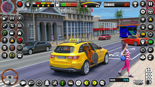اسکرین شات بازی City Taxi Simulator Car Drive 1