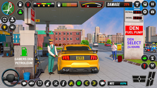 اسکرین شات بازی City Taxi Simulator Car Drive 1
