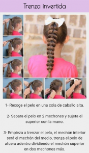 اسکرین شات برنامه Hairstyles for girls 2