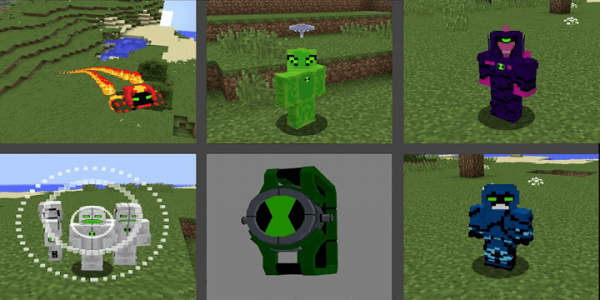 اسکرین شات برنامه Ben Alien 10 Mod for Minecraft PE 1