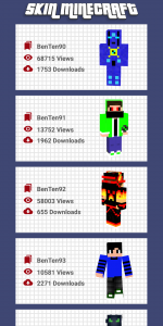 اسکرین شات برنامه Ben 10 skins for Minecraft PE 1