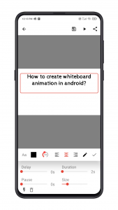 اسکرین شات برنامه Benime-Whiteboard Video Maker 3