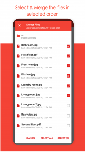 اسکرین شات 3 برنامه PDF Merge: Combine PDF