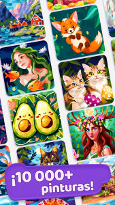 اسکرین شات بازی Gallery: Colorear y pintar 4